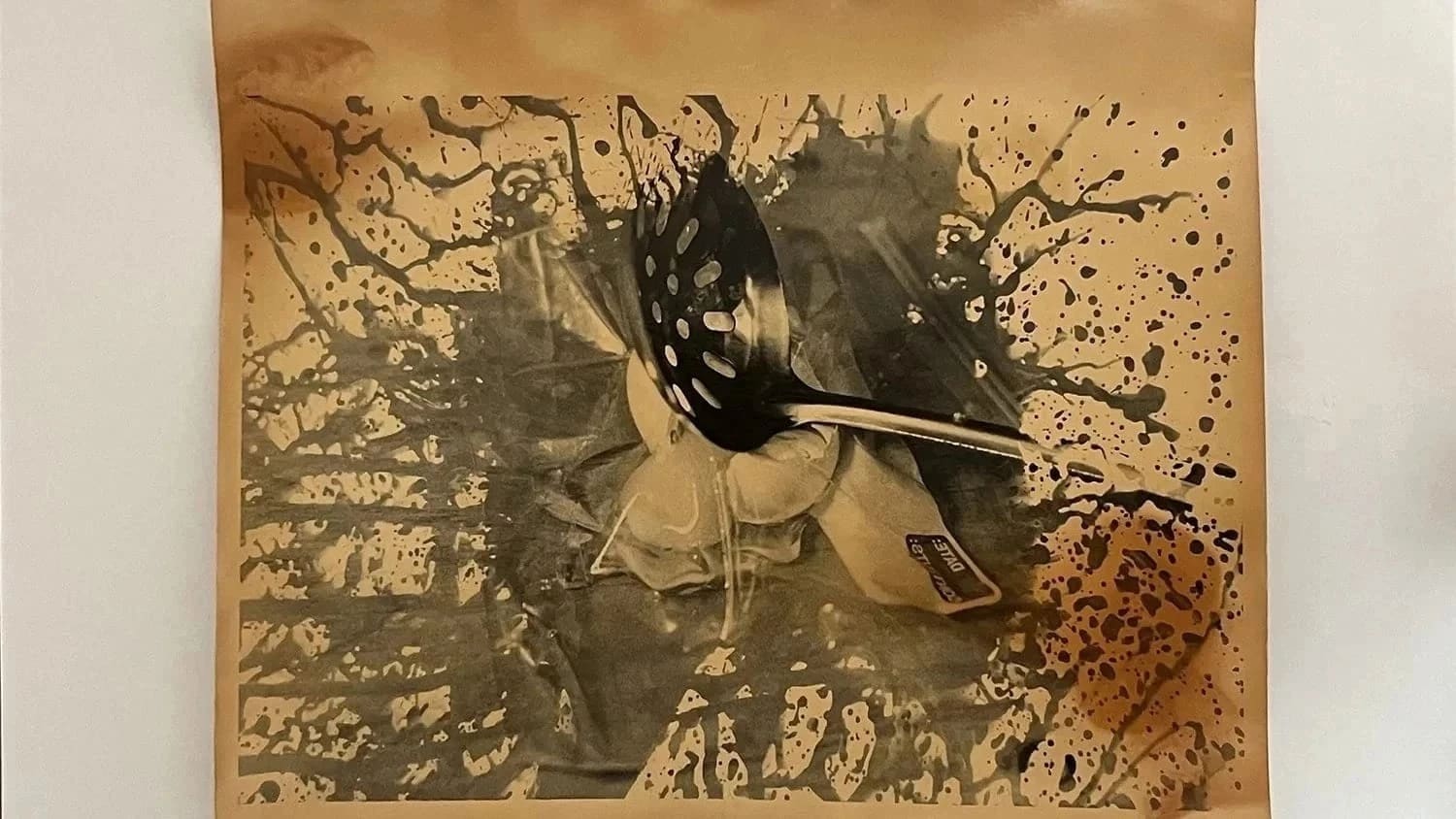 This is a photo of a broken egg, but the yolk is still intact.