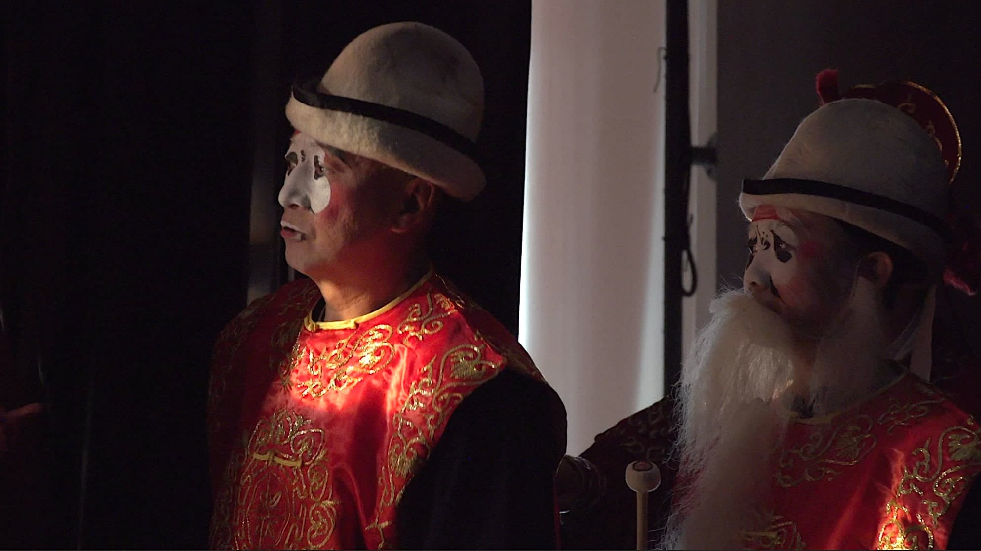 Portrait of a Peking Opera performer in make-up