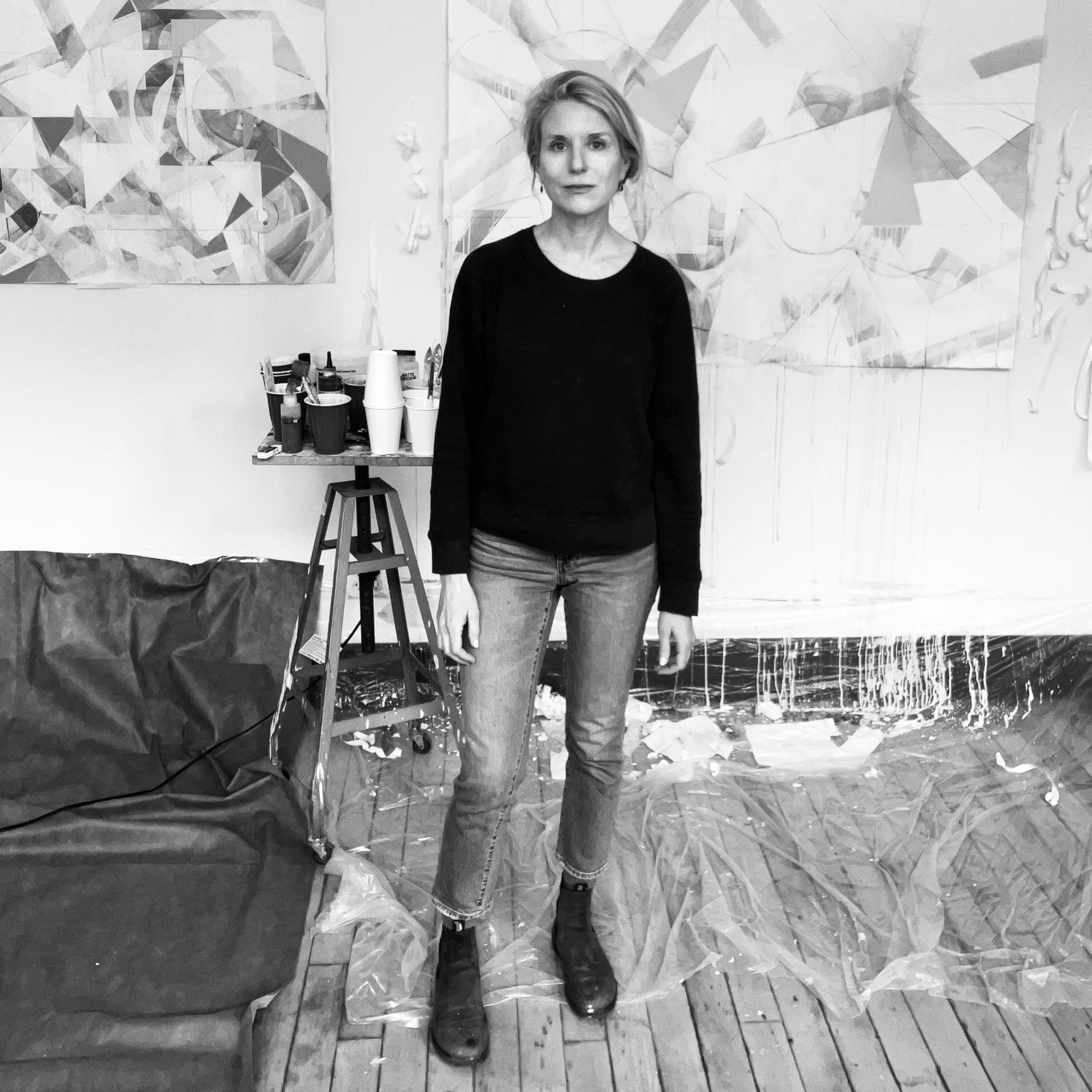 Celia Gerard in her studio