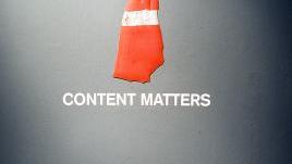 Cover art for the Masters Series: Content Matters by Tony Palladino