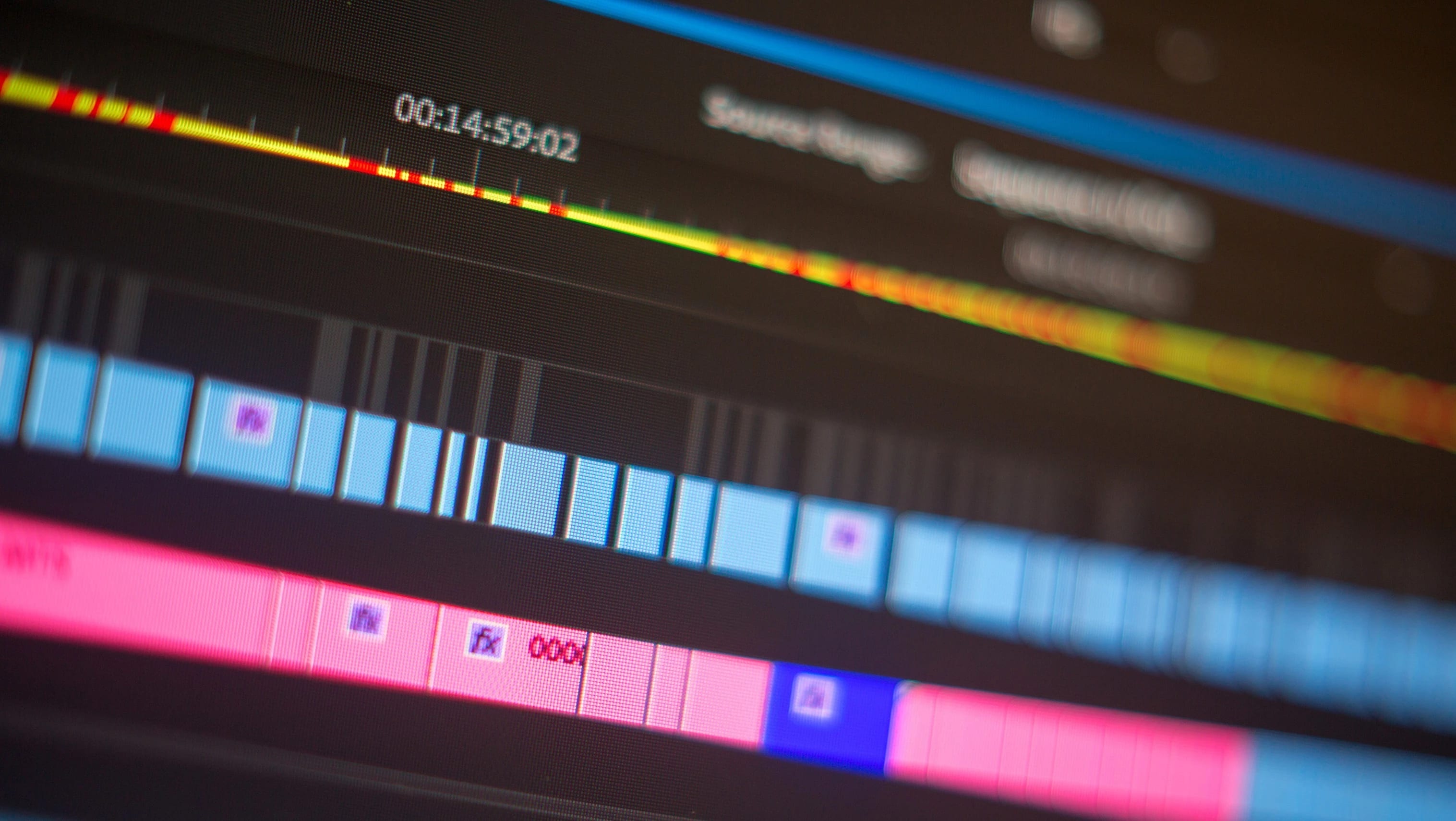 video editing timeline