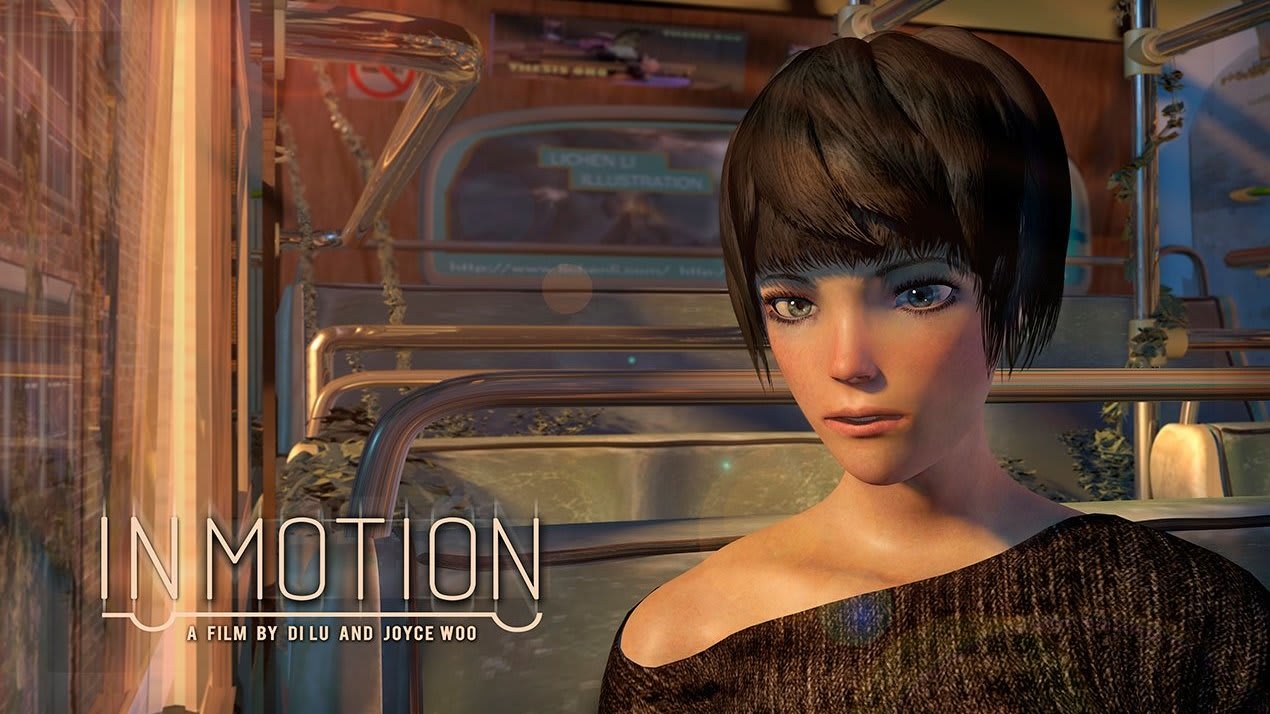 "  In Motion film illustration Poster "