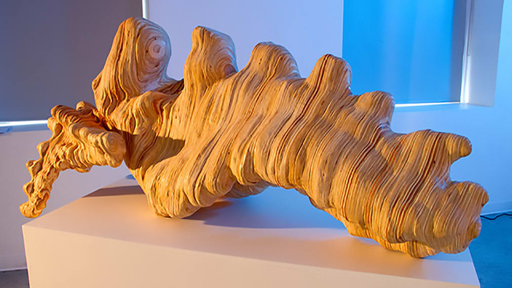 Golden rock alligator art