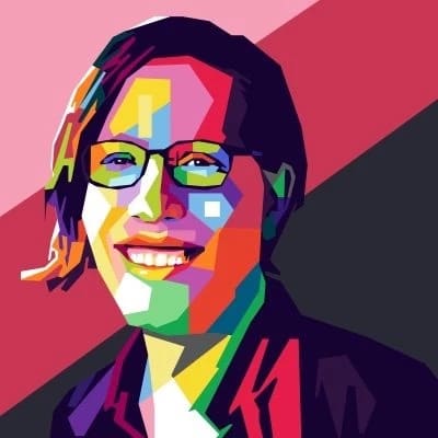 Colorful portrait of M. E. O'Brien