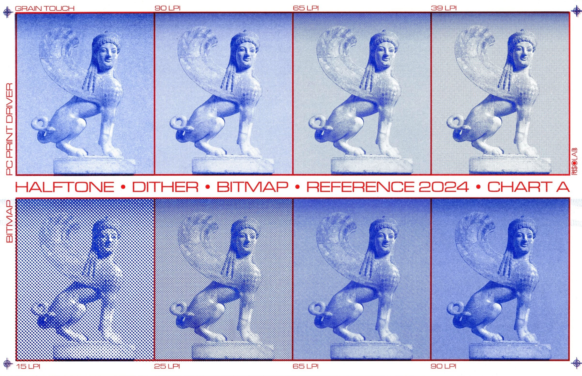 Risograph color chart