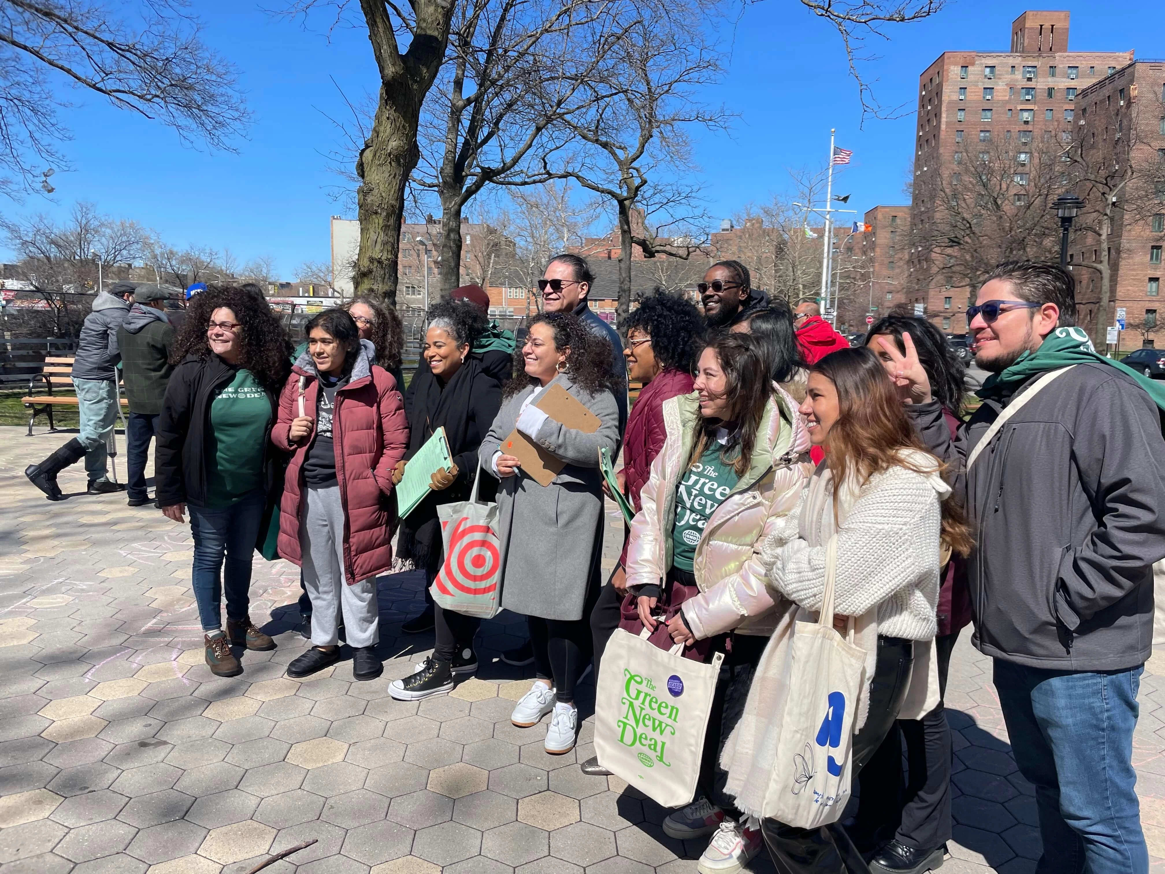 Group of people outside