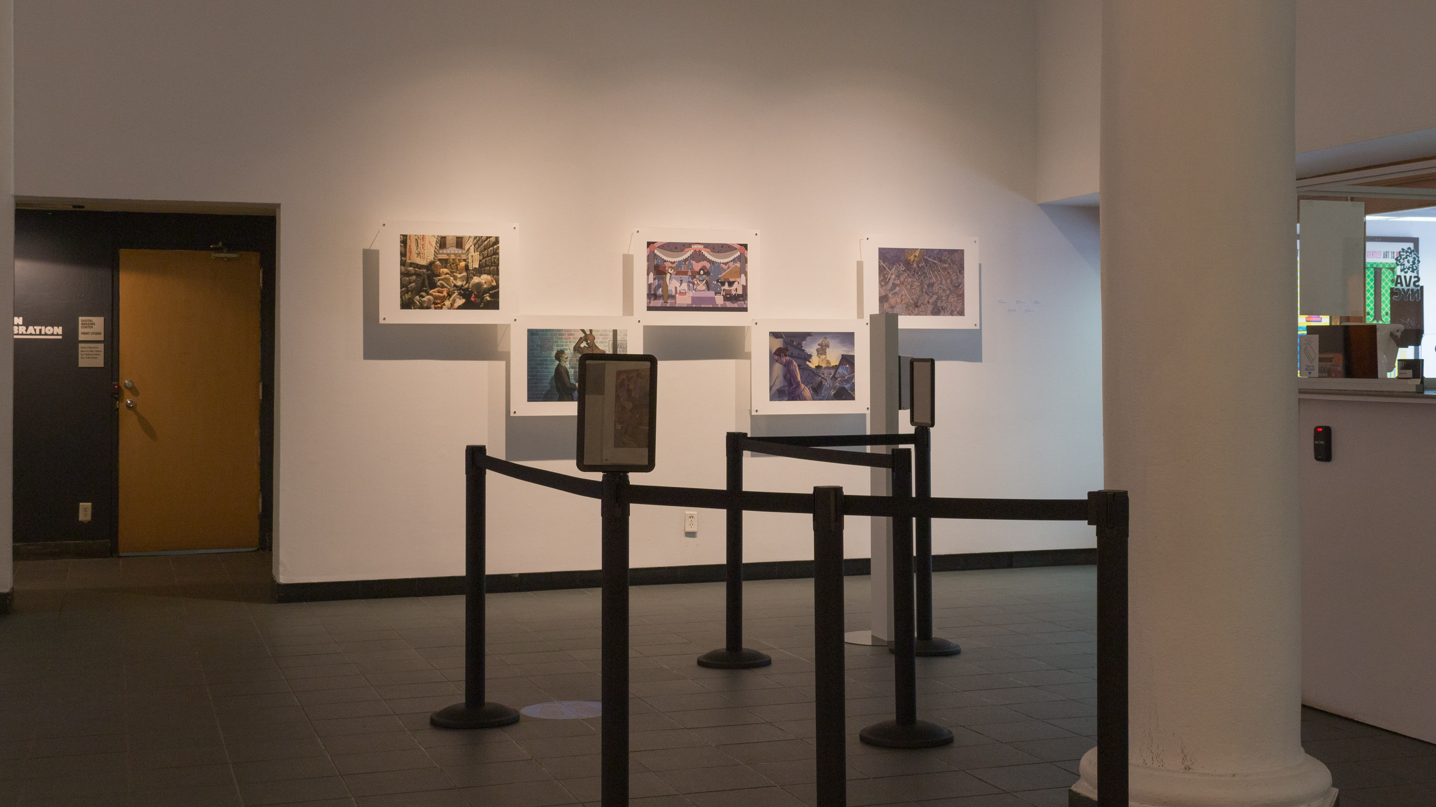 Installation view of "Welcome Back SVA" at SVA Gramercy Gallery.