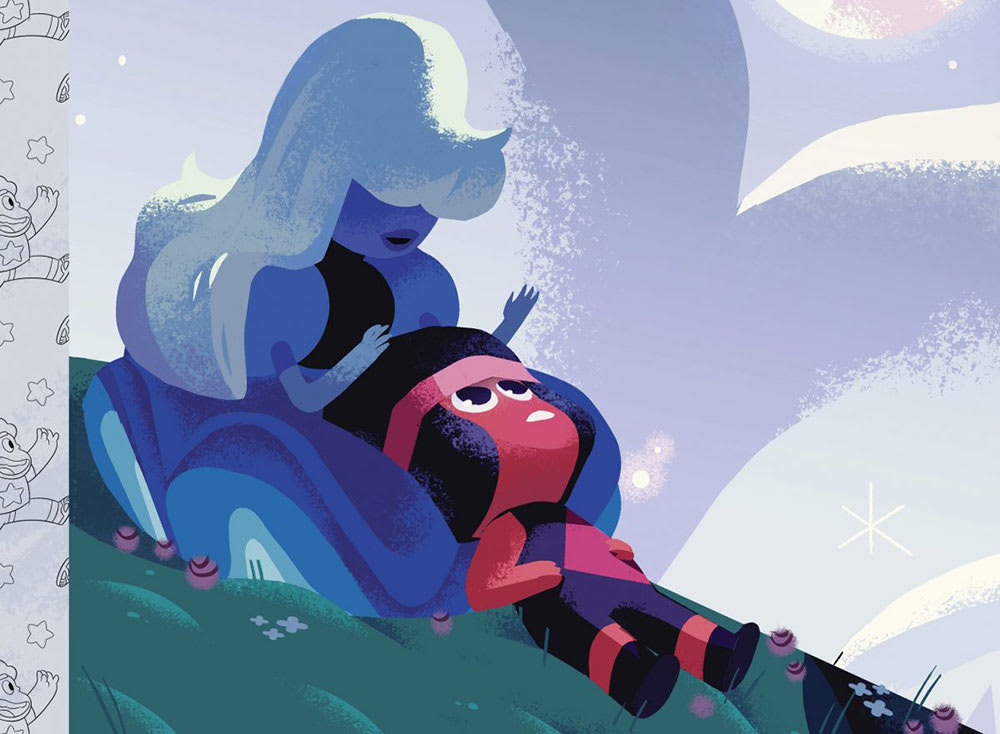 Two characters from the show Gravity Falls.