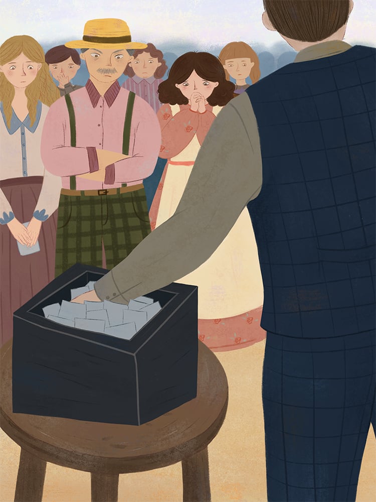 Xinhui Wang, The Lottery, 2020, digital
