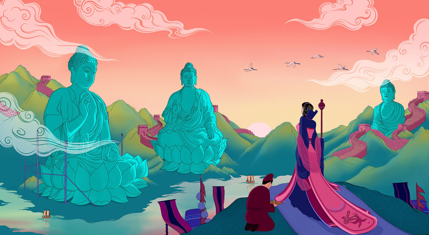  Keyi Liu, Wu: The Chinese Empress, 2020, digital