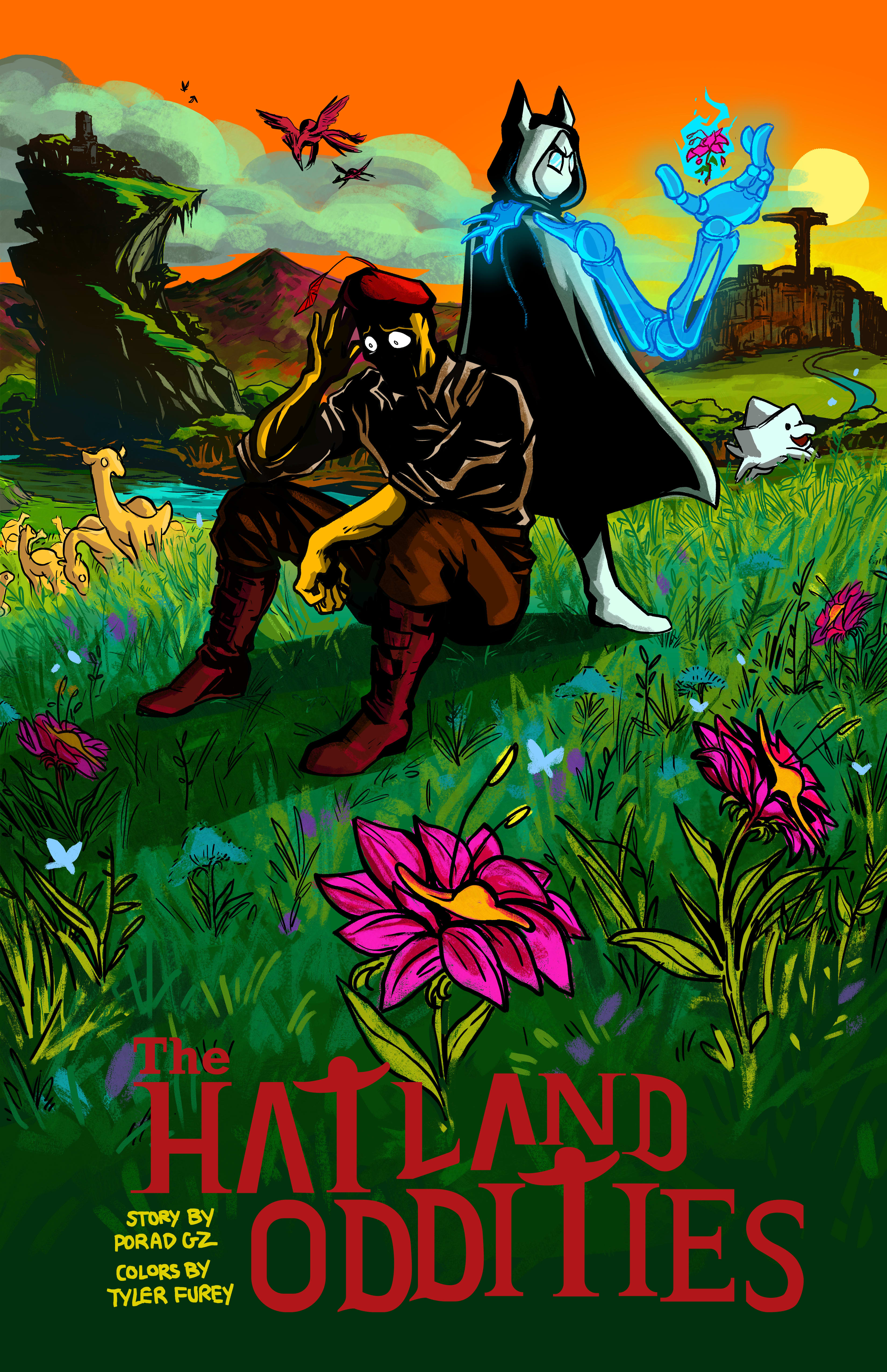 Cover Image from Porad Gasan Zade's graphic novel Hatland Oddities.
