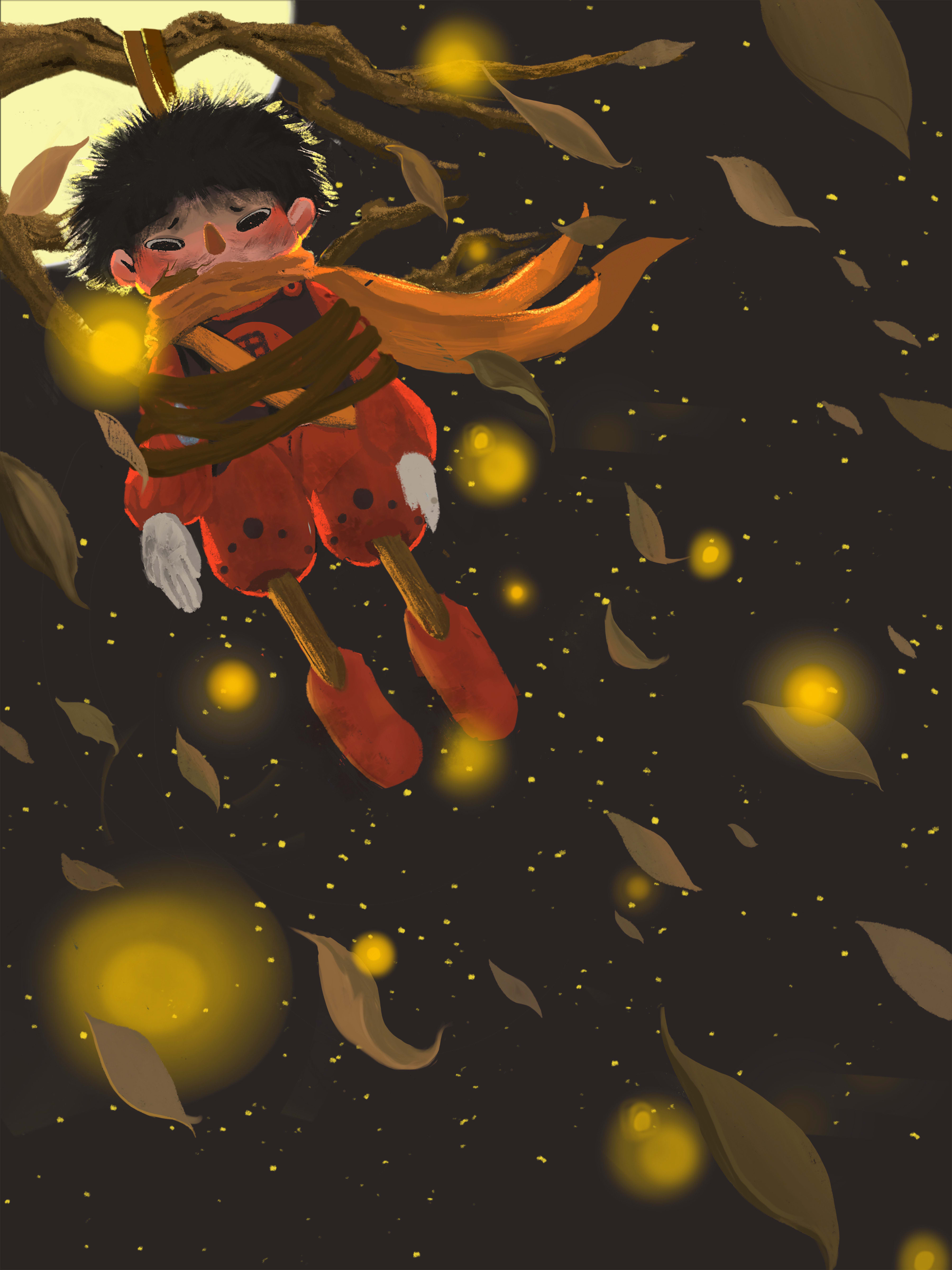 Yucheng Li, Pinocchio, 2020, digital