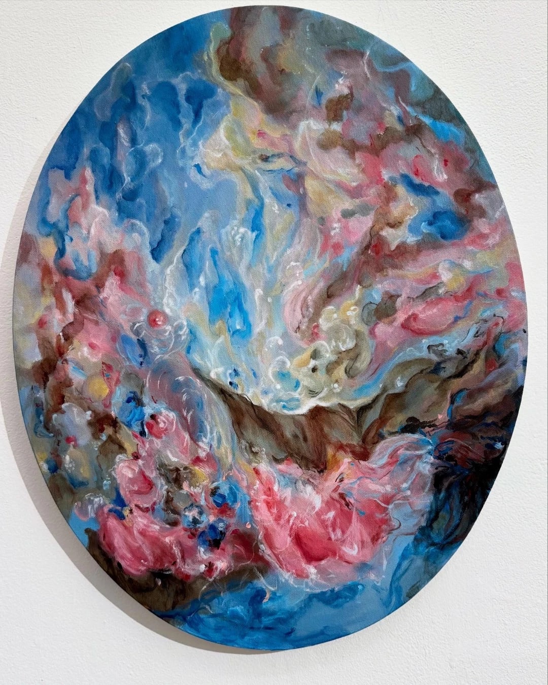 Alexandra Yuan, Once upon a time, 2025, Acrylic on canvas, 20 x 16 inches