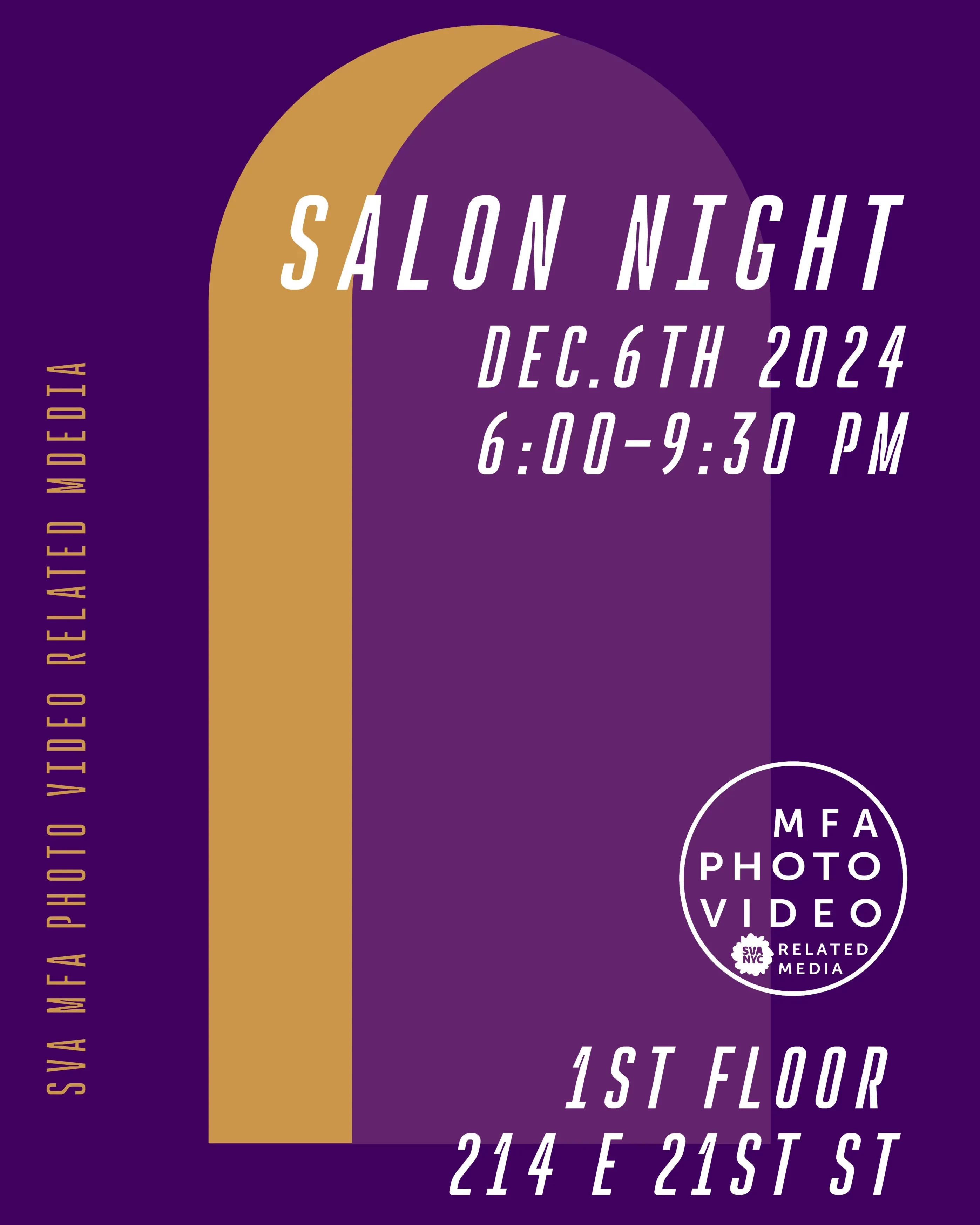 Graphic depicting the Fall Salon event with its information.