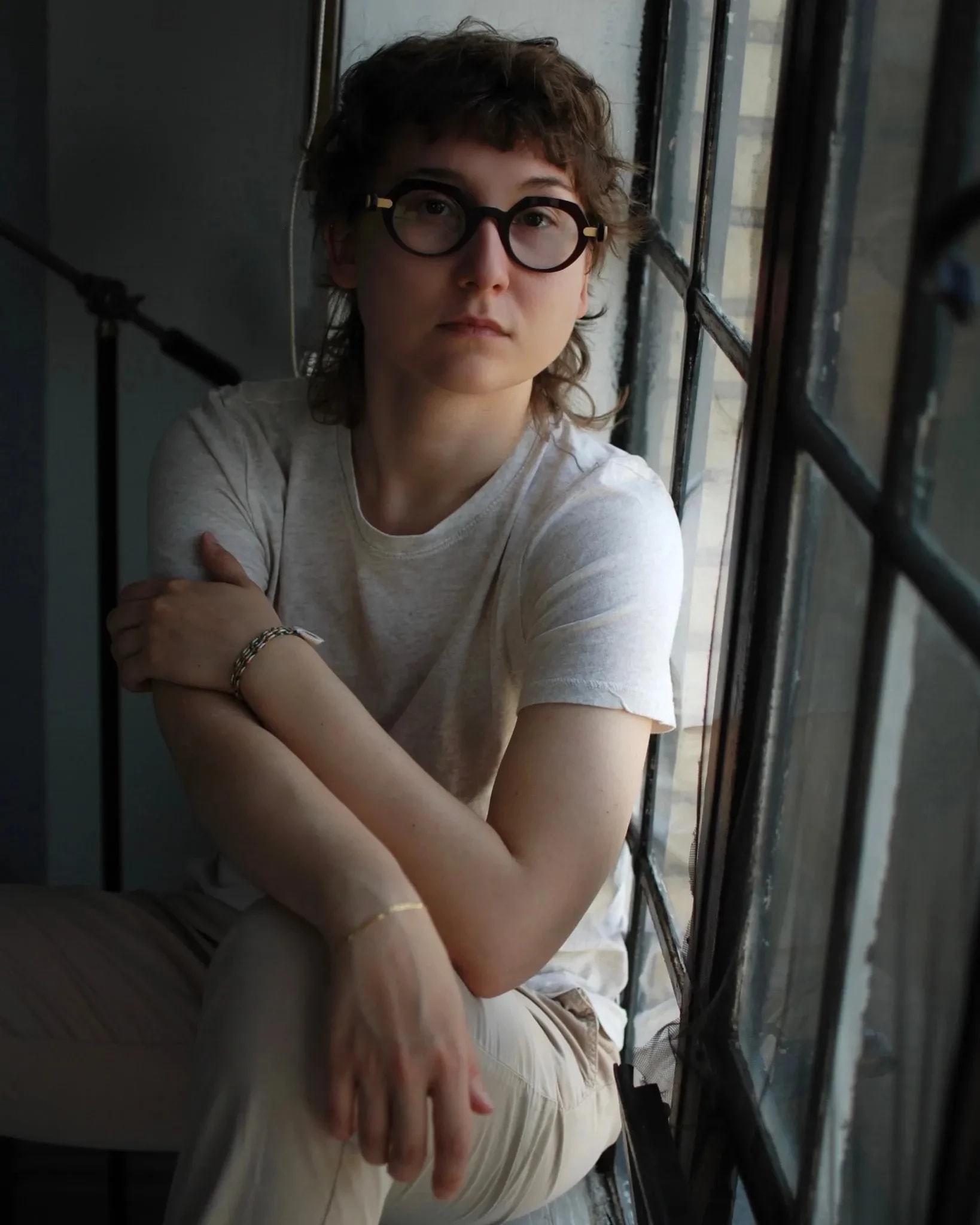 Portrait of the writer and art historian Dr. Ksenia M. Soboleva.