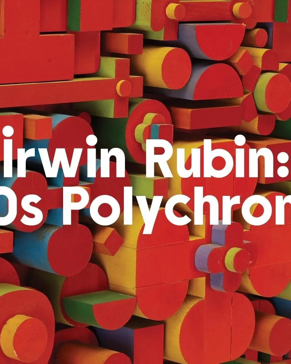postcard images of irwin rubin artworks with name of exhibition 