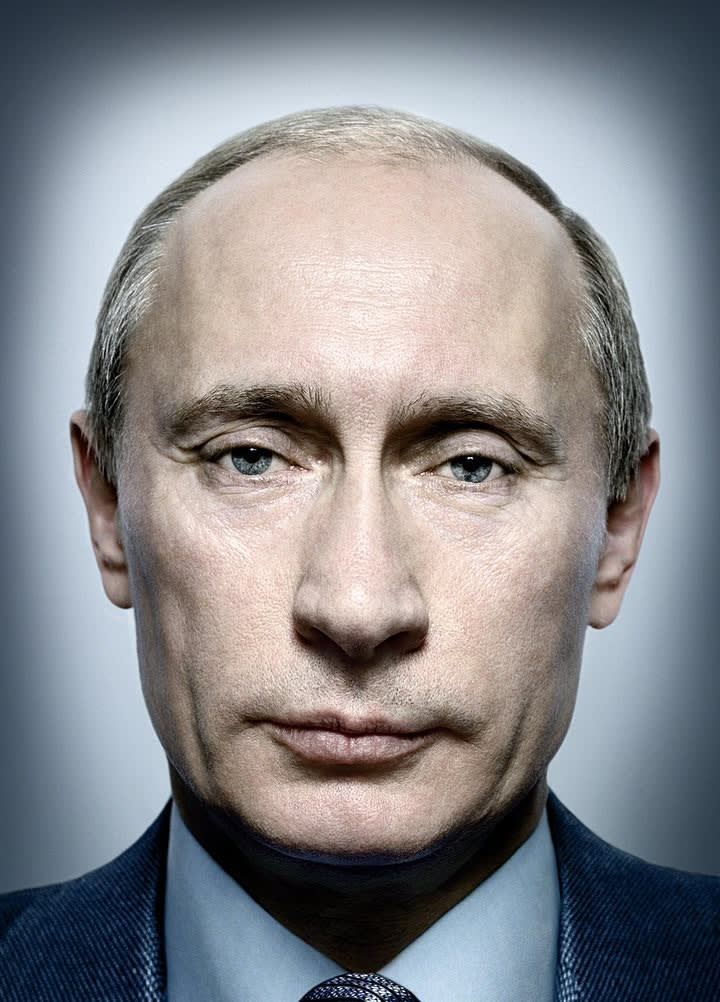 portrait of Vladimir Putin