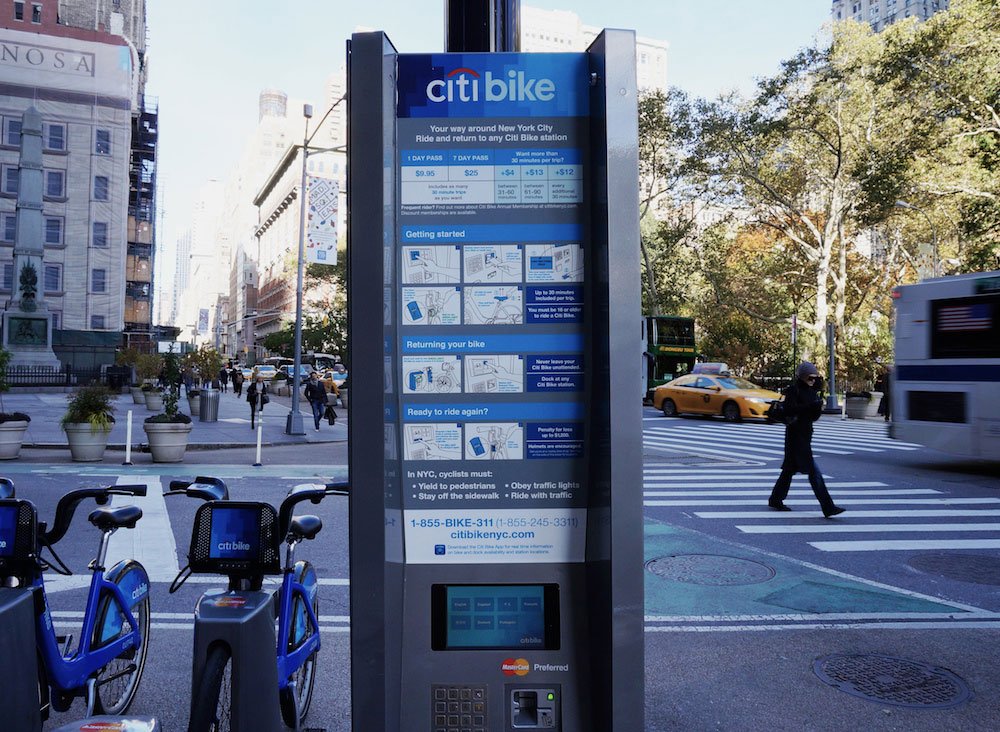 Citi sales bike kiosk